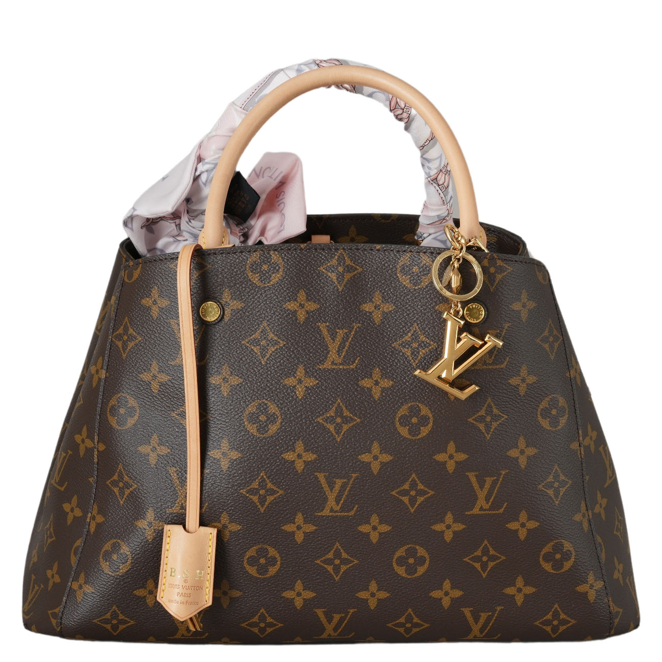 LOUIS VUITTON(USED)루이비통 모노그램 몽테뉴 MM & 방도 & 키링